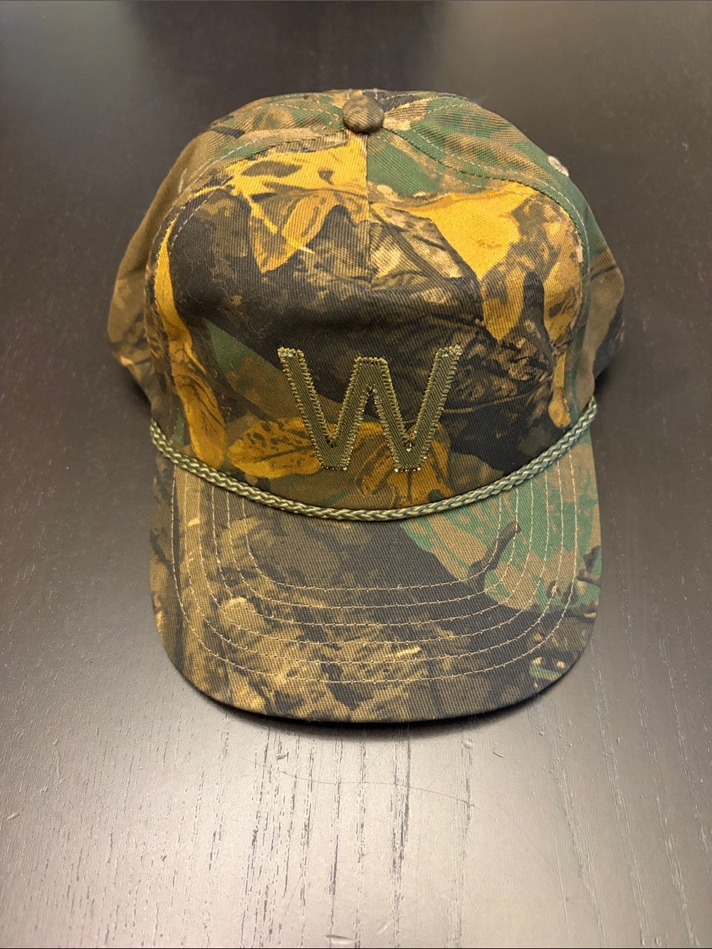 WillBo Camo Dub Trucker Hat Adjustable Like New
